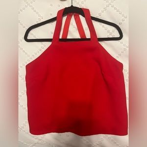 Like new red tank top